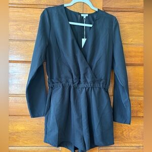 Tavik Black Long Sleeve Romper